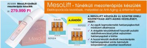 Alveola MesoLift Tűnélküli Mezoterápiás Készülék (AE5009) + AJÁNDÉK