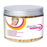 Alveola Waxing Sárga elasztikus gyöngy gyanta tégely 400g (AW9250-ELA-YE)