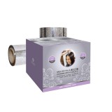 E-hair Melírfólia ezüst dombornyomott 100 méter 13 mikron (MFED-100-13)