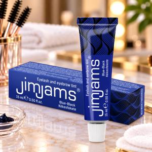 JimJams Szempilla- és Szemöldökfesték – Kékesfekete, 15 ml (JI1012)