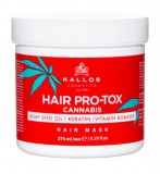 Kallos Haj Pro-Tox Kannabisz (Cannabis) Hajpakoló Krém Kendermagolajjal, Keratinnal és Vitamin Komplex-szel 275ml (1PROT2114)