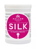 KJMN Silk Hajpakoló Krém olívaolajjal és selyemproteinnel száraz, élettelen hajra 1000ml (1JCLA0799)