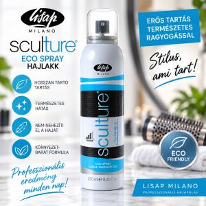 Lisap Sculture Eco spray – erős tartású hajlakk – 250 ml – (170965)