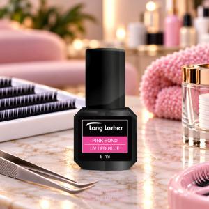 Long Lashes PINK BOND UV LED Műszempilla Ragasztó 5ml (LLA11019)
