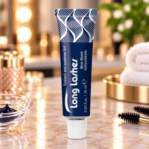 Long Lashes Szempilla- és Szemöldökfesték – Kékesfekete, 15 ml (JI1012)
