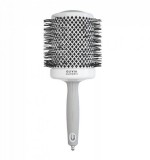 Olivia Garden Expert Blowout Shine White & Silver Professzionális Körkefe (80mm)