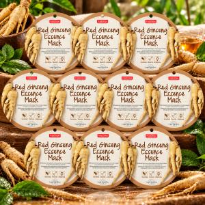 PureDerm Ginseng Fátyolmaszk Circle – 10 db