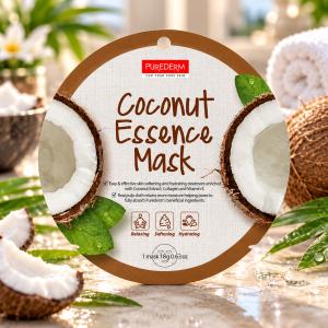 PureDerm Kókusz Fátyolmaszk Circle – 1 db