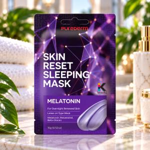 PureDerm Melatonin Bőrregeneráló Éjszakai Krémmaszk (PD892)