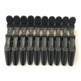 Sárkánycsatt / Krokodilcsipesz fekete 10 db/csomag (E-06)