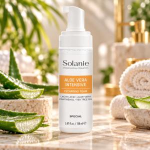 Solanie ALOE VERA Intenzív Lemosóhab (Lágy Lemosó Hab) 150 ml