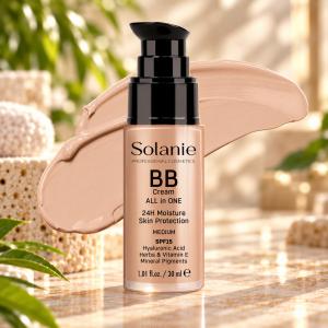 Solanie BB Krém Hialuronsavval és Fényvédővel SPF15 - Médium 30 ml