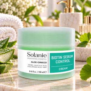 Solanie Biotin Normalizáló Hidratáló Krém (Biotin Krém Zsíros Bőrre) 250 ml
