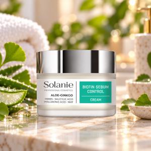 Solanie Biotin Normalizáló Hidratáló Krém (Biotin Krém Zsíros Bőrre) 50 ml
