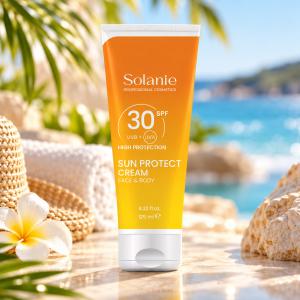 Solanie Fényvédő Krém Arcra és Testre SPF30 125 ml