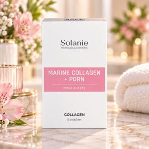 Solanie Tengeri Kollagén + PDRN Maszk Lapok – 5 szett/doboz (SO22103)