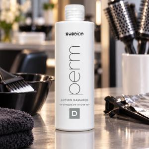 Subrina Professional Perm Lotion Damaged Tartós Hullámosítás Igénybe Vett Hajra 450ml (60543)