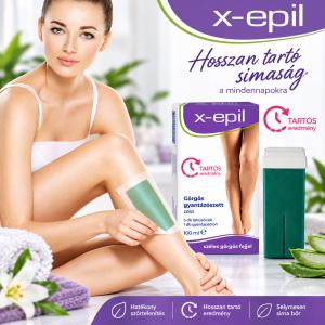 X-Epil Görgős gyantázószett zöld (XE9006)