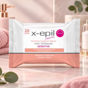 X-Epil Intimo Intim törlőkendő - sensitive 20db (XE9311)