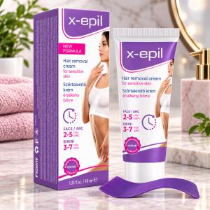 X-Epil Szőrtelenítő krém arcra/bikini vonalra 40ml (XE9205)