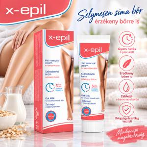 X-Epil Szőrtelenítő krém zabtejjel 100gr (XE9227)