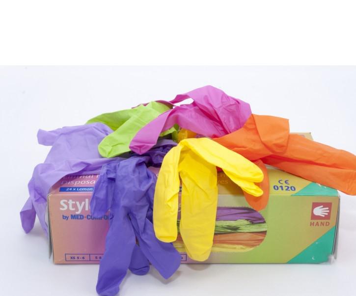 Tutti-Frutti Nitril Kesztyű púdermentes M méret 4x24 db