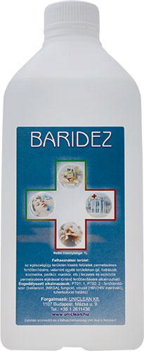 Uniclean Baridez felület- és eszköz fertőtlenítő 1000ml