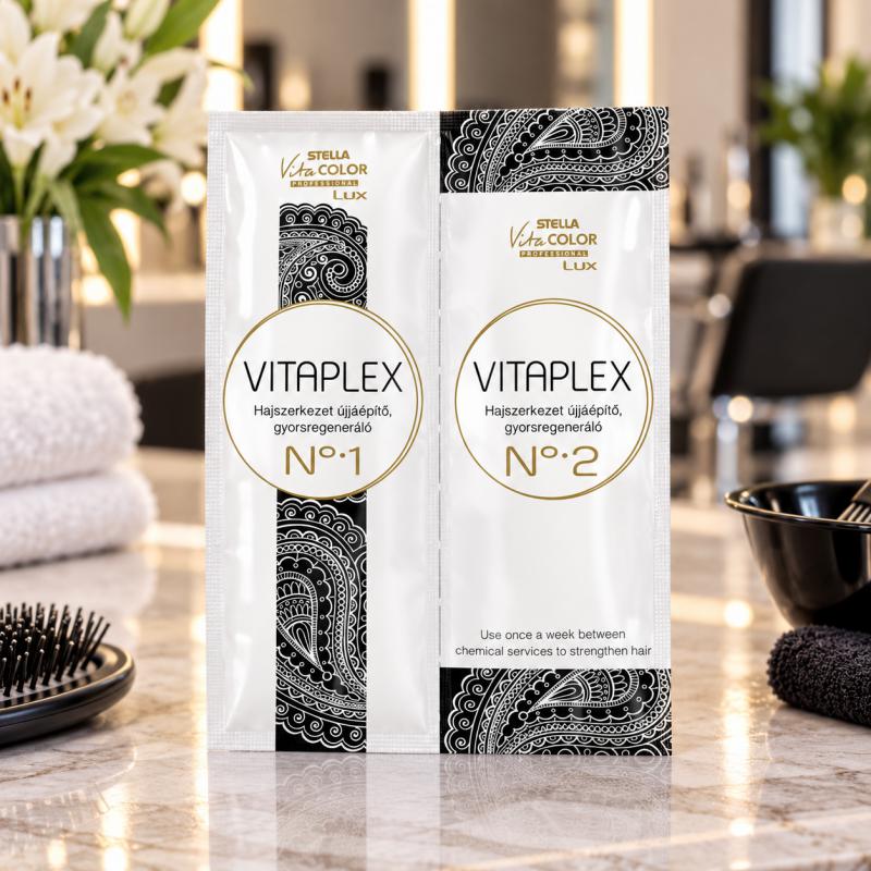 Vitacolor LUX Vitaplex Step Hajszerkezet Újjáépítő 1+2 Lépés Szasé 2×10ml