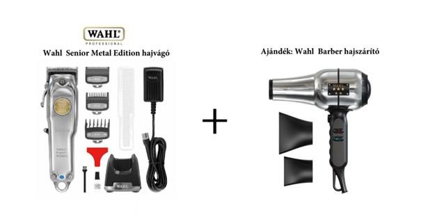 WAHL Cordless Senior – Metal Edition – 5 Star Series (3000116) + AJÁNDÉK WAHL Barber Dryer 5 Star hajszárító (4317-0470)