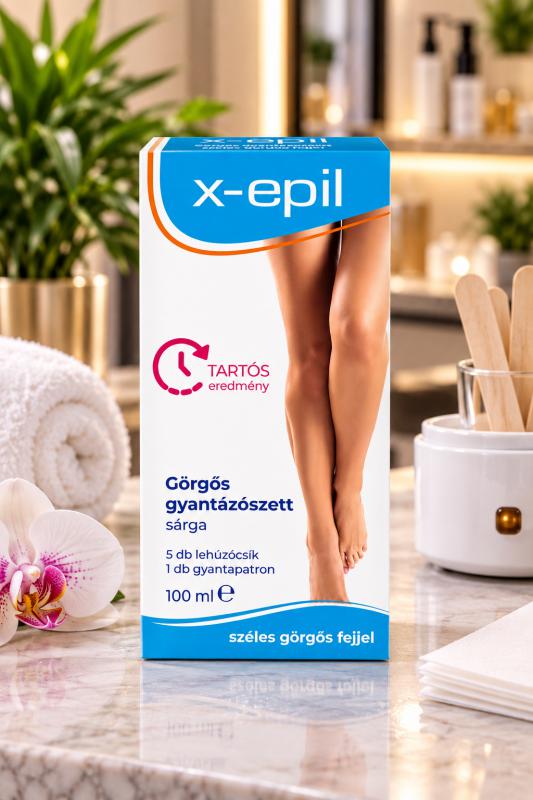 X-Epil Görgős Gyantázószett Sárga – 100ml (XE9005)
