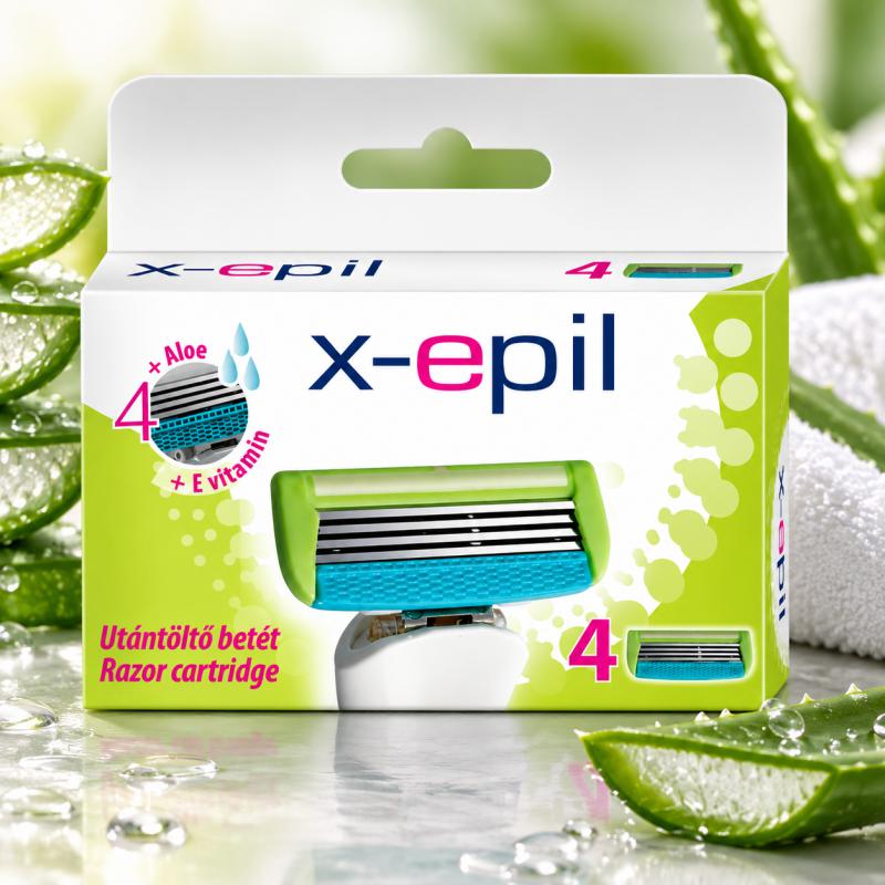 X-Epil Női borotva betét 4 pengés/4db (XE9243)