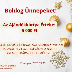 Ajándékkártya karácsonyra