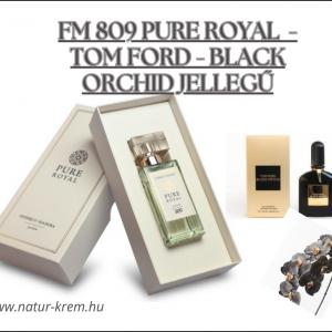 FM 809 Pure Royal UNISEX 50 ml - Tom Ford - Black Orchid jellegű