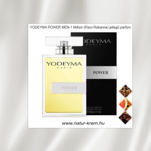 POWER MEN YODEYMA 100ml  - 1 Million - Paco Rabanne jellegű parfüm
