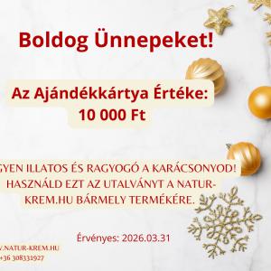 Ajándékkártya 10 000 Ft értékben
