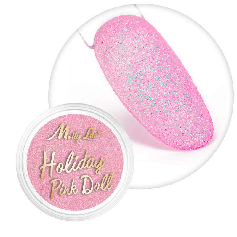 Holiday Pink Doll csillámpor 02