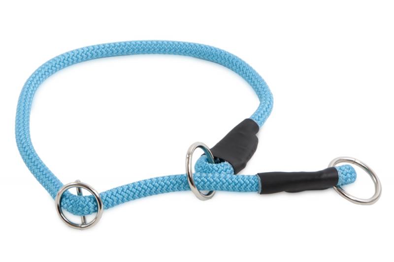 Félfojtó nyakörv 8 mm Tenger kék 35 cm
