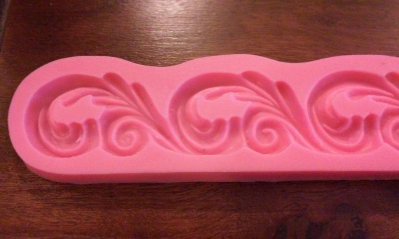 Bordűr szalag formázó sablon szilikonból