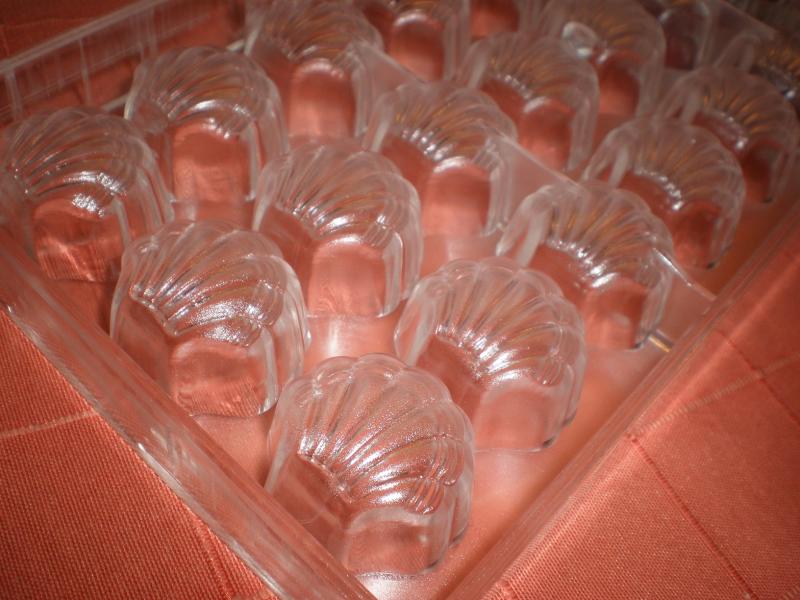 Polikarbonát bonbon forma  - shell kagyló forma