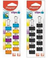 Bindercsipesz, 19 mm, MAPED, vegyes színek