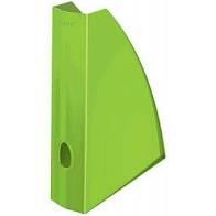 Iratpapucs, műanyag, 60 mm, elöl nyitott, LEITZ "Wow", zöld