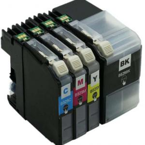 Utángyártott Brother LC525XL kék tintapatron