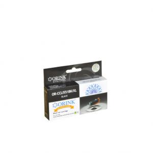 Utángyártott ORINK Canon  CLI-551XL Bk fekete tintapatron