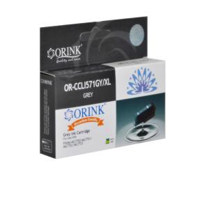 Utángyártott ORINK Canon CLI-571XL GY szürke tintapatron