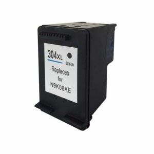 Utángyártott PREMIUM HP N9K08A fekete tintapatron (304XL)