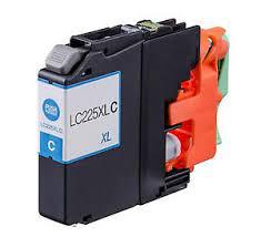 Utángyártott Brother LC225XLC kék tintapatron