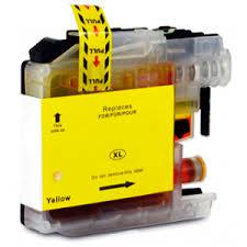 Utángyártott Brother LC225XLY sárga tintapatron