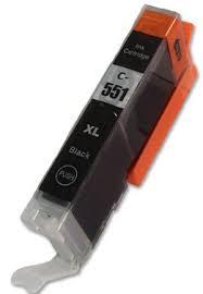 Utángyártott Canon CLI-551XL Bk fekete tintapatron