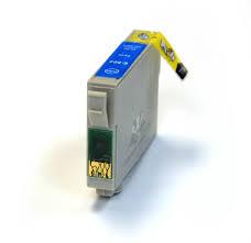 Utángyártott Epson T0802 kék tintapatron