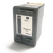 Utángyártott HP C6656A fekete tintapatron (56XL)
